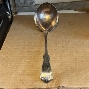 Elegant Silver Plate Serving Ladle English